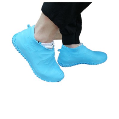 Easy to carry waterproof and antiskid silicone shoe cover rubber rain shoe cover