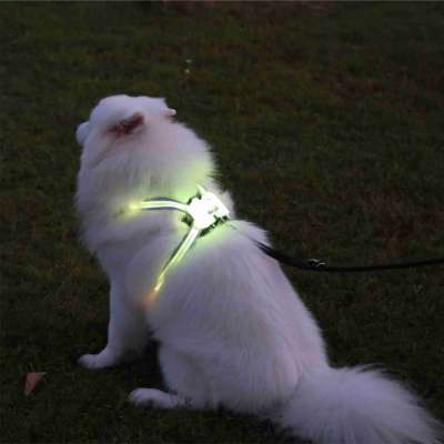 LED Dog Harness Light Soft Adjustable Dog Puppy Pet Harness dog harness vest